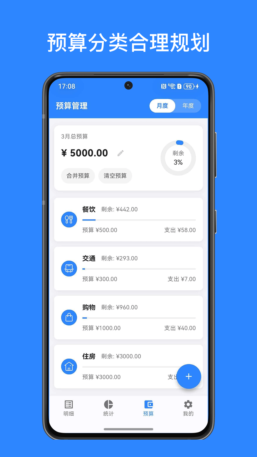 趋势分析界面